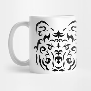 Tribal bear face Mug